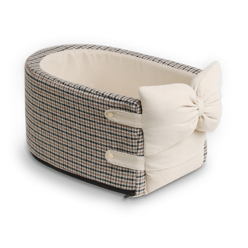 Cama portátil de viaje para gato y perro, asiento de seguridad para coche, Protector de transporte para perros pequeños, Chihuahua, Teddy