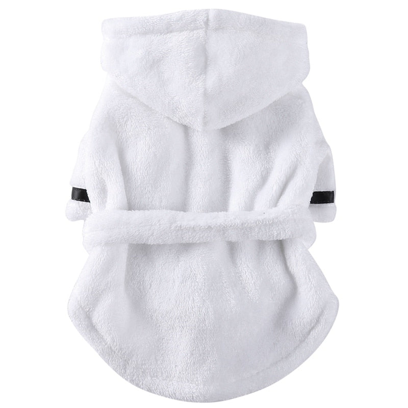 Bata de baño suave para mascotas, ropa de dormir para perros y gatos, toalla de secado para cachorros, accesorios para mascotas