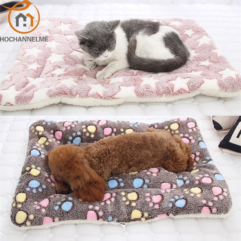 Alfombrillas gruesas para mascotas, cama suave para gatos, alfombrilla para perros pequeños y grandes, manta de invierno, productos para mascotas