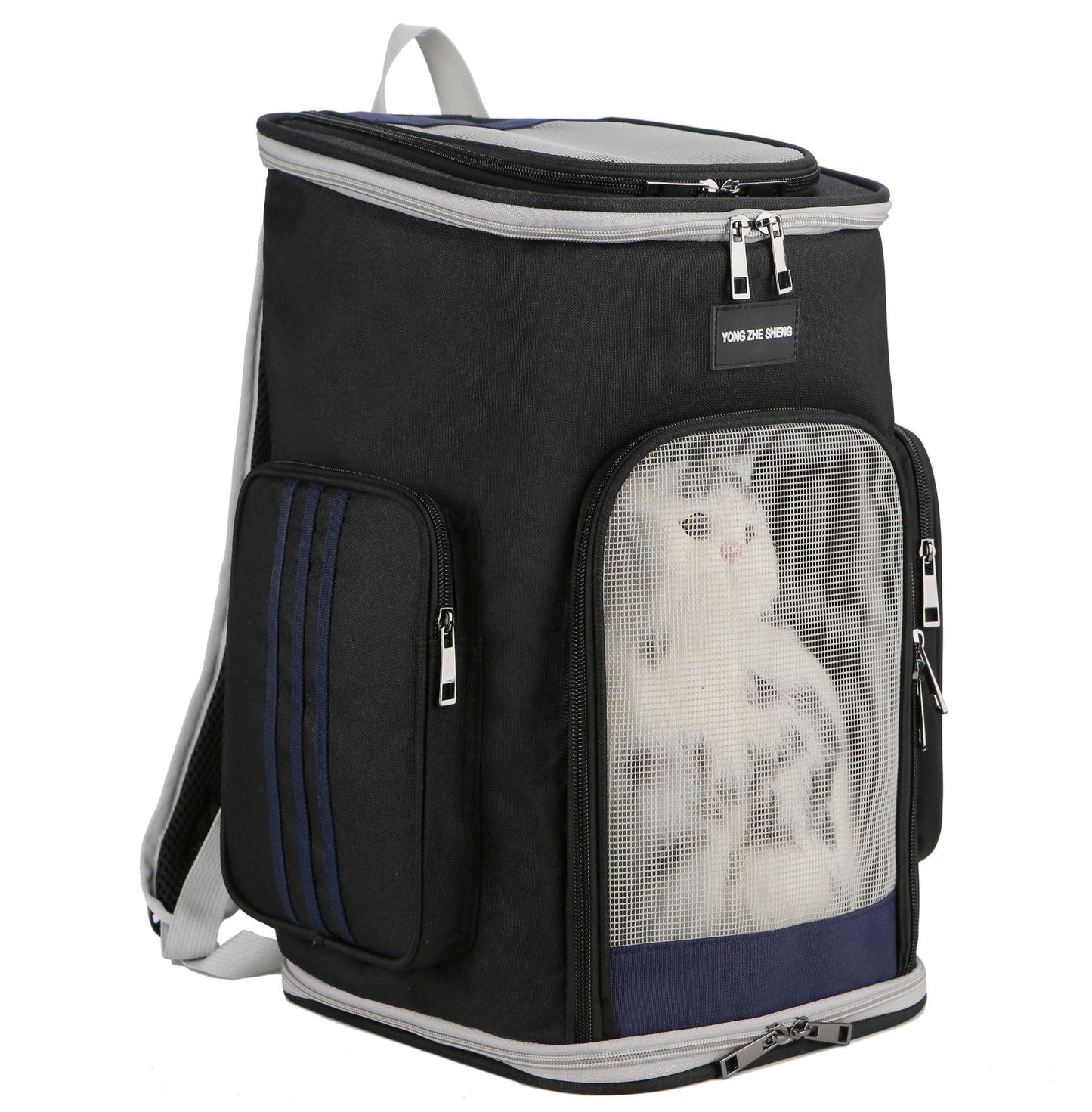 Mochila porta gato para mascotas, bolsa de viaje para gatos pequeños, bolsa de transporte para cachorros, productos portátiles, 5 estilos