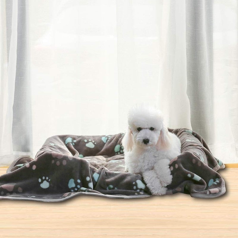 Benepaw-manta suave y esponjosa para perro, manta cálida de franela de lana lavable, cama para perro pequeño, mediano y grande, gato, gatito y cachorro