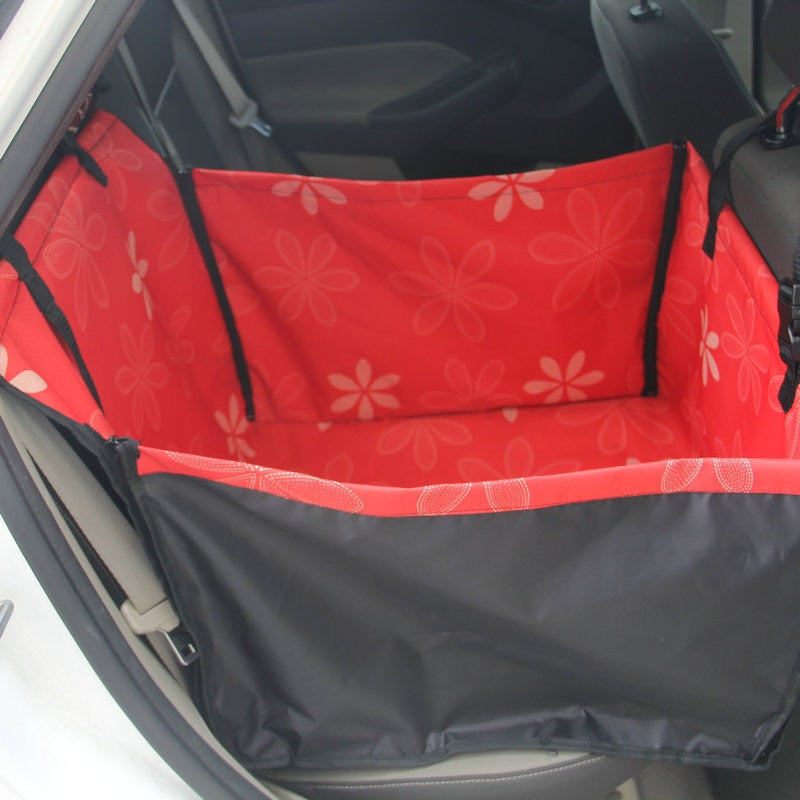 CAWAYI KENNEL-asiento para mascotas, caseta de vehículo para animales, protege cojinería, para transporte de perros o gatos, manta, hamaca