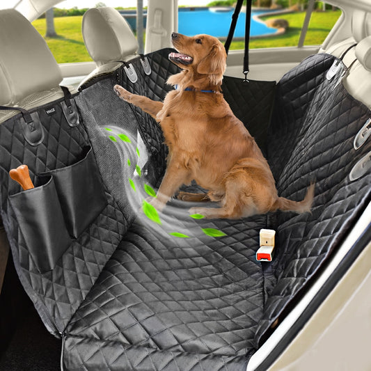 Funda de asiento trasero de coche para perro, impermeable para viaje estera de perro, gato, portador de perro, hamaca de coche, Protector de cojín